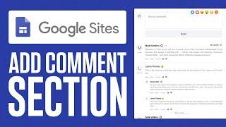 How To Add Comment Section in Google Site 2024 (Step by Step)