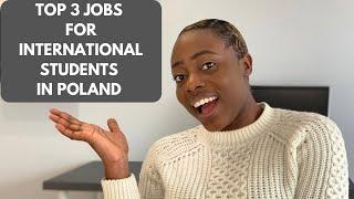 Top 3 Jobs for international students In Poland  | #jobsinpoland #roadto100subs