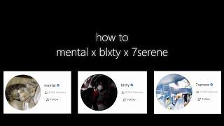 tutorial | mental x blxty x 7serene type beat