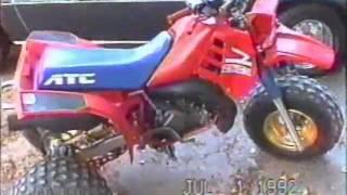 1986 Honda ATC 250R - Vintage footage