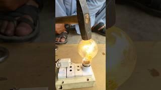 60 watt bulb crushing #shorts