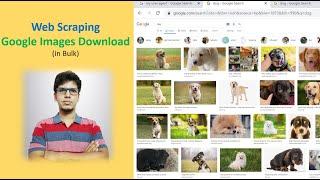 Web Scraping - Google Images Download in Bulk using Python