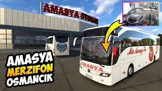 Amasya - Merzifon - Osmancık Otogar Seferi | Tourismo 16 RHD Relax | 2k24 Türkiye Haritası | ETS 2