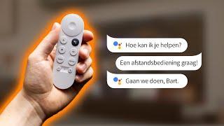 De GOOGLE CHROMECAST 4K. Mét afstandsbediening en Google TV!