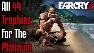 ALL 44 TROPHIES FOR THE PLATINUM TROPHY!! - Far Cry 3: Classic Edition