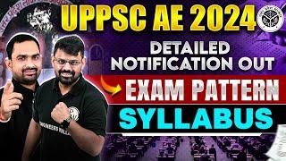 UPPSC AE 2024 Detailed Notification Out | UPPSC AE New Vacancy 2024 | UPPSC AE Notification