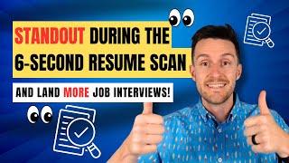 How to Beat a Resume Scanner: Write a Resume That Stands Out in 6 Seconds (with examples!)