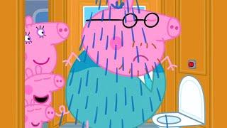 Using The Shower On A Very Long Train Journey  | Peppa Pig Full Episodes