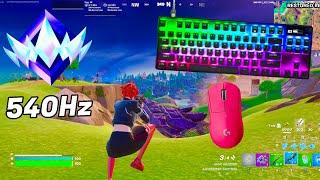 SteelSeries Apex Pro TKL ASMR  Solo Gameplay  Satisfying Keyboard Fortnite 360 FPS 4K