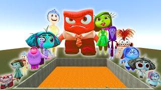 INSIDE OUT FAMILY SPARTAN KICKING in Garry's Mod!