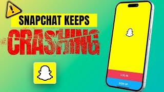 How to Fix Snapchat Not Working on iPhone | Snapchat Keeps Crashing on iOS