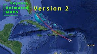 Animated Travel Maps in Keynote Version 2
