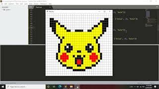 Pikachu animation image using Python tkinter