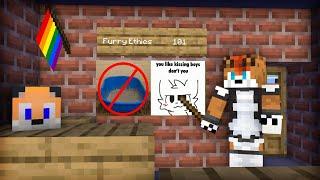 Furries Take Over a School in Minecraft