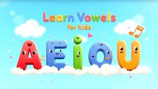 Learn Vowels for Kids | AEIOU Song | Fun Preschool Learning Video