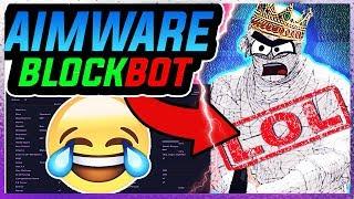 CS:GO Legit HACKING | AIMWARE v4 BLOCKBOT LUA !! | NON PRIME (FREE) Cheating | *BEST* RAGE CFG