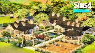 HORSE RANCH | FAMILY HORSE RANCH | The Sims 4 | Speed Build | No CC