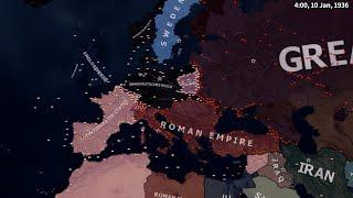 What if All Majors Formed Empires in WW2 - HOI4 Timelapse