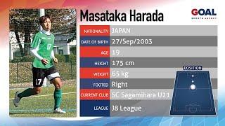 ●Masataka Harada 原田雅崇 ●Japanese Attacking MF ●SC Sagamihara U21 ●J8 League ●2023 Season highlight