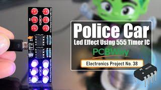 Police Car LED effect   Using IC555