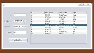 JAVA Tutorial - How To Update JTable Selected Row Using JTextfields in Java [With Source Code]