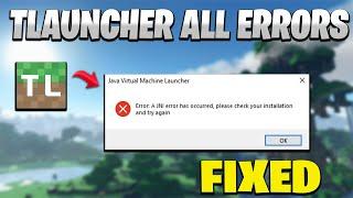 Fix Minecraft 1 17 A JNI Error Has Occurred Please Check Your Installation and Try Again TLauncher