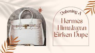 Hermès Himalayan Birken Dupe Unboxing