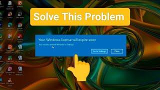 How To Solve Windows License Expire Problem | Windows Activated Problem Kaise Sahi Kare #windows