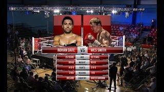 ROHAN DATE VS WES SMITH - SIESTA BOXING