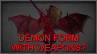 Warlock can now use weapons in demon form??? SOUNDS BALANCED