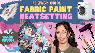 Make Your Designs Last Longer!? A Beginner's Guide to Fabric Paint Heat Setting