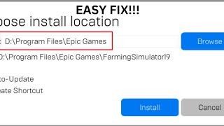 Fix Epic Games Launcher IS-DS01: Out Of Disc Space Before Trying To Install A Game (2023!)