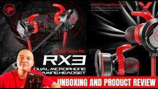 Plextone X Mowi RX3 Gaming Earphone w/ Microphone Product Review