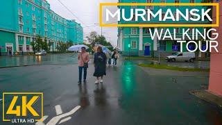 Murmansk - A City in the Arctic - 4K City Walking Tour