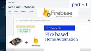 Home Automation using Google Firebase | ESP8266 Nodemcu | IOT base Home Automation with Firebase