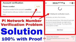 Pi Network Phone Number verification problem solution in Hindi Urdu 100% with proof | pi secure