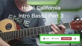 Hotel California-Eagles Part 3 (Bass Intro Tutorial)