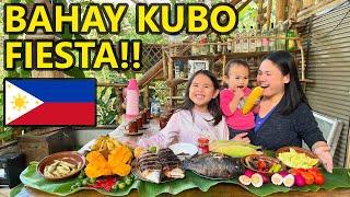 Filipino Family Boodle Fight in Alfonso Cavite Philippines! BEST Filipino Food Kamayan in Province!