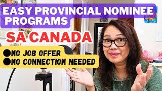 EASY PROVINCIAL NOMINEE PROGRAMS IN CANADA, NO NEED FOR JOB OFFER AND CONNECTION #canadapnp #canada