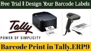 How to Print Barcode in Tally ERP9 || Barcode Setup in Tally