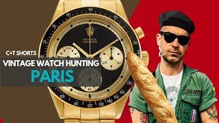 Vintage watch hunting Paris