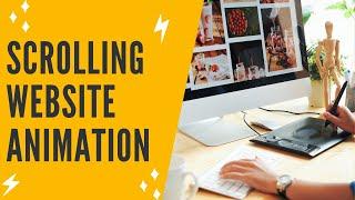 SCROLLING WEBSITE ANIMATION: How To Create A Scrolling Website Animation + Scrolling Website Video