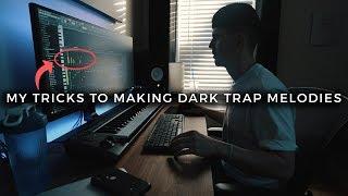 AN EASY TRICK HOW TO MAKE DARK TRAP MELODIES (making a beat fl studio vlog)