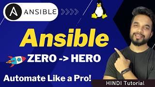 Ansible Course For Beginners: Complete Guide from Basic to Advance Tutorial  HINDI | MPrashant