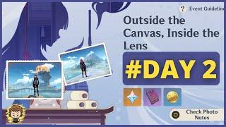 DAY 2!! Outside the Canvas, Inside the Lens Event Guide | Genshin Impact Event