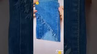 old jeans Diy | denim pent diy | old clothes reuse ideas | old clothes Diy