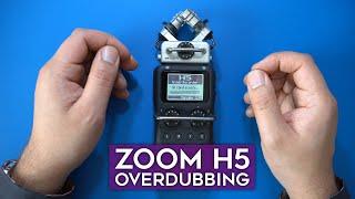 How to overdub / multitrack on the  ZOOM H5