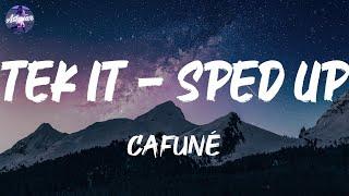 Cafuné - Tek It - Sped Up (Lyrics)