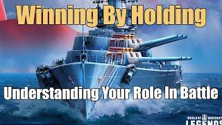 Winning By Holding: Understanding Your Role In Battle | World of Warships Legends | 4k