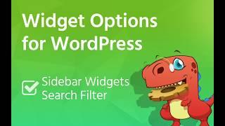 WordPress Widgets and Sidebars Search Filter